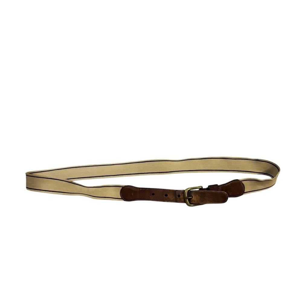 Coach Bridle Leather Belt Tan Brown Mens 38-40 Vintage Designer Casual